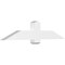 Ekena Millwork Eugene Architectural Grade PVC Gable Bracket, 60"W x 12 1/2"H x 4"D x 6"F, 5/12 Pitch GBP060X13X0406EUG00 - alternate 1